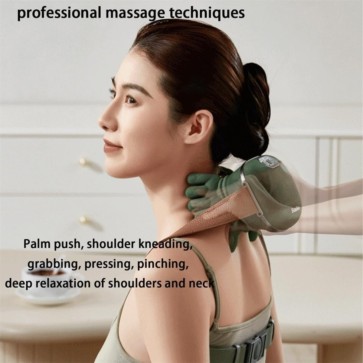 Smart Electric Neck &amp; Shoulder Massager – Portable Deep Tissue Massage with Heat Therapy