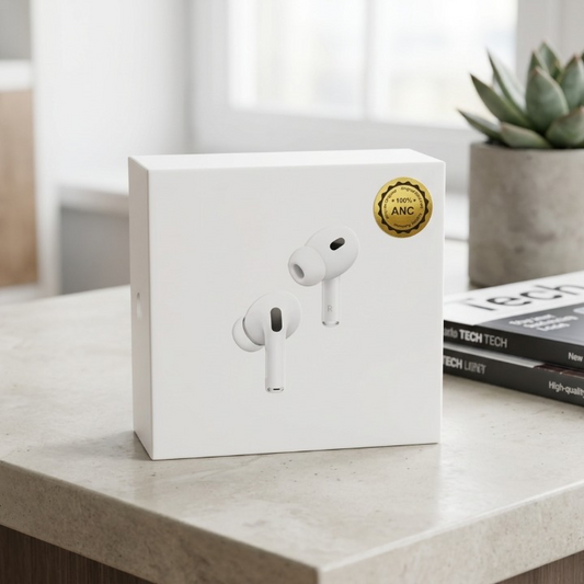AirPods Pro 3 Premium Wireless Earphones – True Wireless ANC Earbuds with Immersive Spatial Audio, Smart Touch Controls, and Ergonomic Sports Fit | TRYNDZI