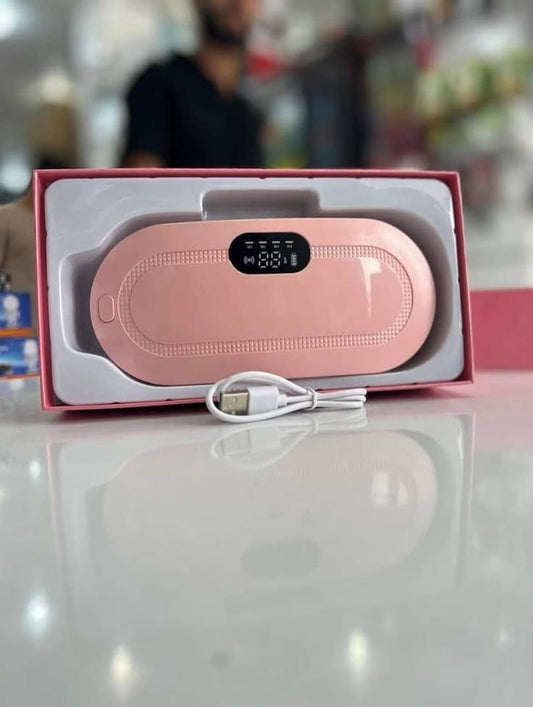 Portable Menstrual Heating Pad & Period Pain Relief Belt – Wearable Heated Belly Wrap with 3 Heat Levels and 4 Vibration Massage Modes for Cramps | TRYNDZI