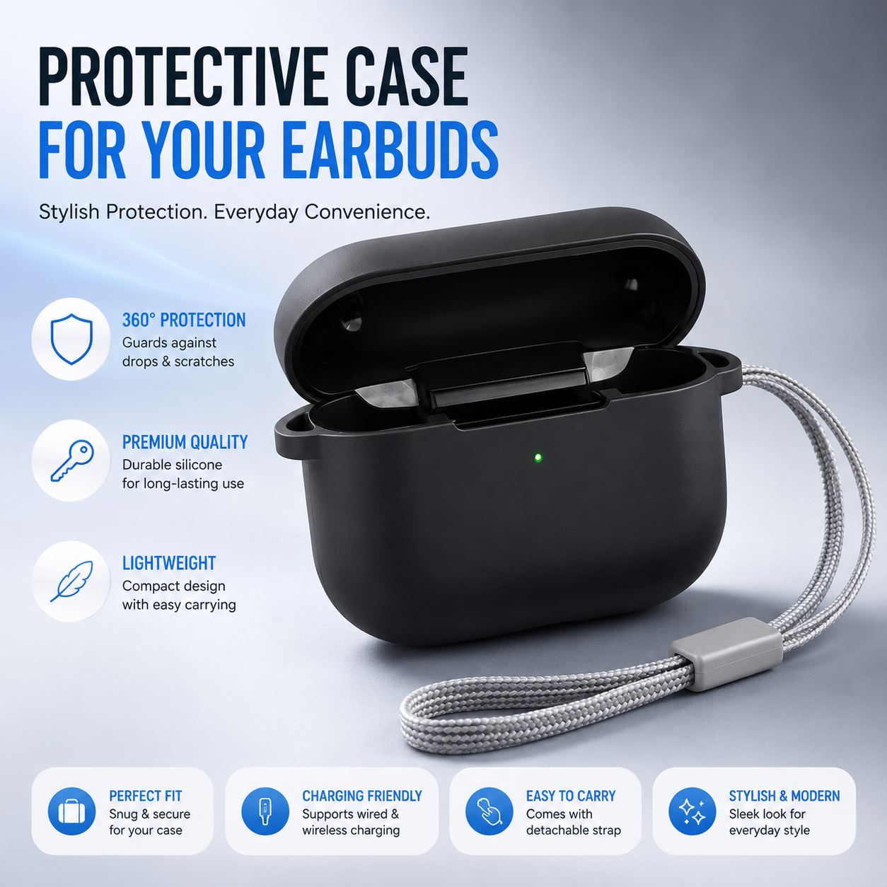 JOYROOM JR-T03S Plus TWS Wireless Earbuds – Bluetooth 5.1 Earphones with Charging Case &amp; Deep Bass Sound