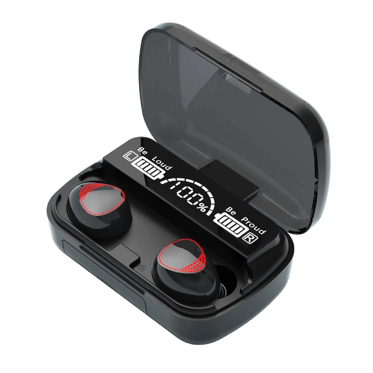 M10 TWS Bluetooth 5.3 Earbuds | LED Display | Wireless Earphones with Mic