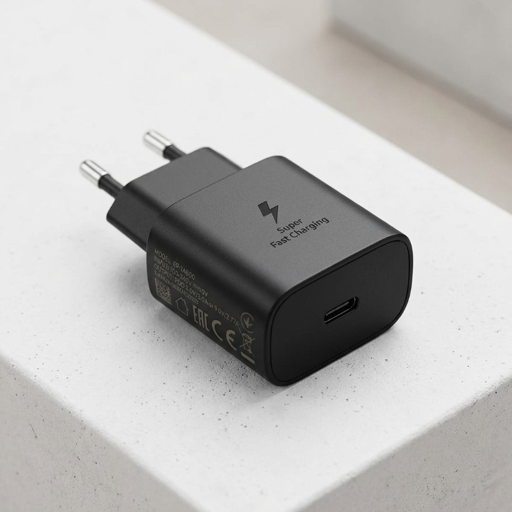 Official Samsung 25W Super Fast Charging Wall Charger Block – USB-C PD 3.0 PPS Type-C Power Adapter for Galaxy S26, S25, S24 Ultra, Fold & Flip | TRYNDZI